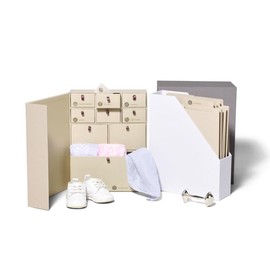 Savor Baby Deluxe Keepsake Box | Perfect Gift for New Parents and Baby Shower, Memory Box for Special Mementos - Color: Slate