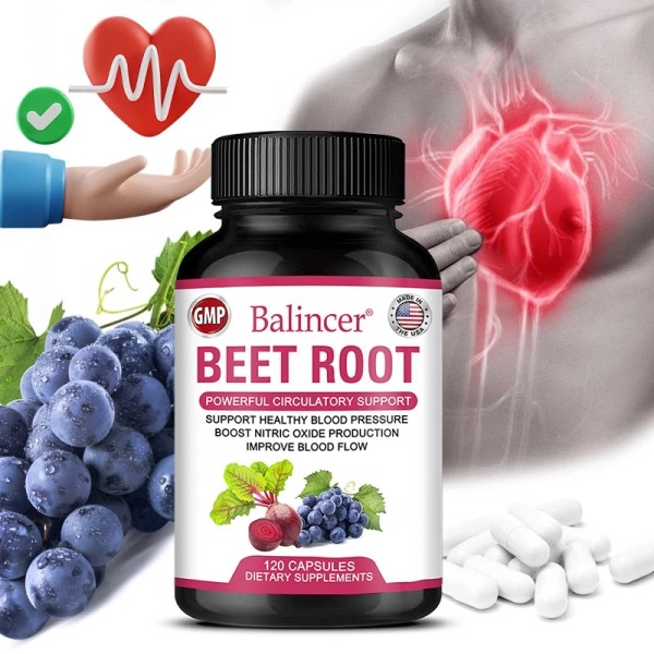 Balincer Organic Beetroot Powder Capsules-Maint