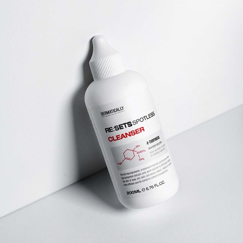 Dermatically Reset Spotless Cleanser 200ml Acne Functional + Sample /