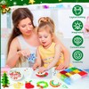 WEVOL 6350 Piece Iron-On Beads Set, Christmas Beads 5 mm,
