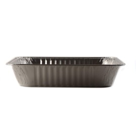 [10 Pack] 9 x 13 Disposable Aluminum Foil Steam Table Deep Pans - Half Size Baker's Choice Great for Roasting, Potluck, Reheating, Catering, Party, BBQ, Baking by EcoQuality