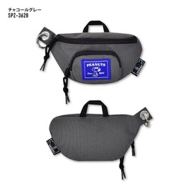 Snoopy SPZ-3628 Pouch Snoopy0456 Charcoal Gray, charcoal (SPZ-3628)
