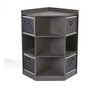 Badger Basket Corner Cubby Toy Storage Unit for Kids with