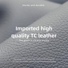 DGAZ TC - Correa de hombro de piel para Hermes Picotin/Lindy/Evelyne, hecha a mano, bolsa cruzada reemplazable (1.1 pulgadas de ancho, 19.7 pulgadas de largo, azul pálido (tachuelas doradas)