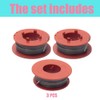 Grass Trimmer Spool, Replacement Thread Spool, Compatible with Bosch Art