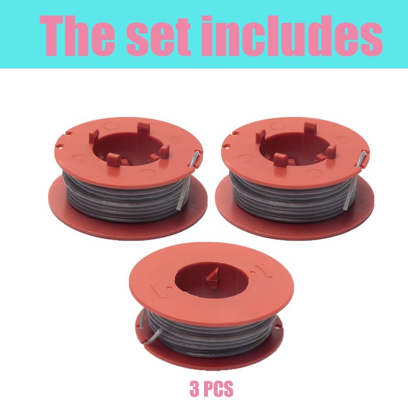 Grass Trimmer Spool, Replacement Thread Spool, Compatible with Bosch Art
