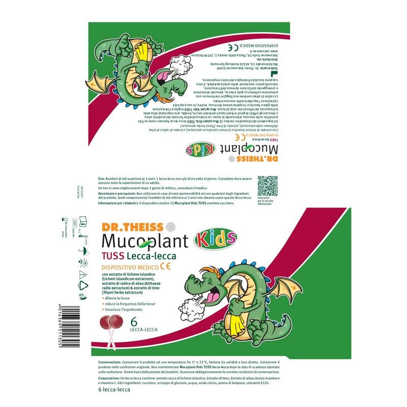 Dr. Thiess Mucoplant Kids Tuss - 6 Lecca Lecca Allevia