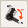 Bwintech 2 Pcs 1/4" BSP Female Nickel Plated Brass Mini