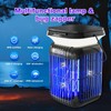ZENO Dual-Panel Foldable Solar Bug Zapper Outdoor Indoor, 3-in-1 Solar