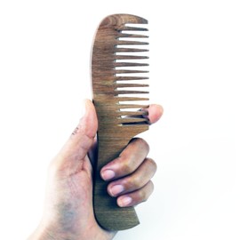 Wooden Hair Fine Tooth Comb for straight or wavy: The gentle touch of our hair comb is designed to help you achieve your desired hairstyle effortlessly (Hair Comb)