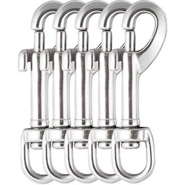 Dive Rite Stainless Steel Small Swivel Bolt Snap 5 pc Bundle