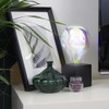 Cube table lamp in black metal, E27 base compatible, IP20,