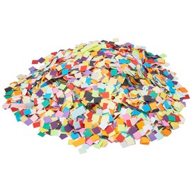 Springboard Pre-Cut Coloured Mosaic Squares - Mosaic Kits for Children - Arts and Crafts for Kids - Assorted Colours - 1 x 1 cm Paper Squares - Pack of 10,000