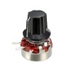 sourcing map Carbon Film Potentiometer changeable resistors single turn WH118