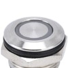 5Pcs Button Switch Stainless Steel Flat Top Button with LED