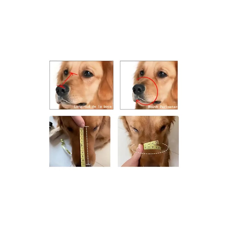 Bozal Polímero Resistente Grueso Alta Calidad Perro Grande PET-246