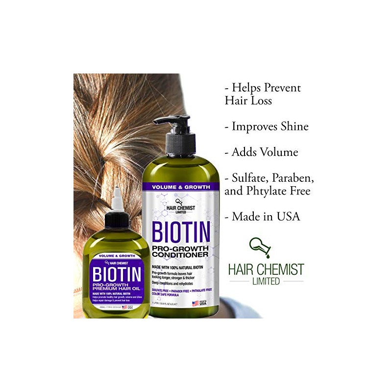 Hair Chemist Biotin Pro-Growth Premium Hair Oil 7.1 oz.