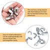 130 Pcs Wing Nuts Assortment Kit, Stainless Steel Wingnuts, Butterfly