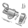 Hordion 4 Packs Self Closing Latch Spring Door Lock, Resilient