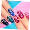 Outanaya 5sheets Flower Nail Art Stickers for Easy DIY Manicure
