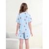 QZH.DUAO Pajama Sets for Girls,100% Cotton Button up Soft Sleepwear