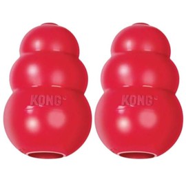(2 Pack) KONG King Classic Dog Toy, XX-Large, Red
