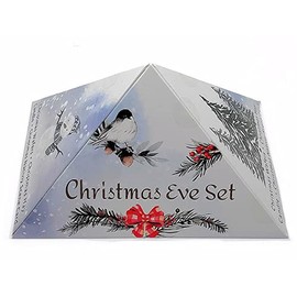 Oplatki 4 White Large Polish Christmas Wafers with Hay and Candle, Gift Set Traditional Holidays