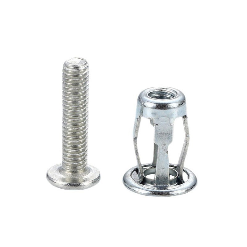 SaveSooo 8pcs Turnnut Rivet Nut Fixing Screw Petal Nut Expansion