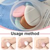 EIHI 5 Mini Makeup Sponges for Concealer Powder Puff Cushion