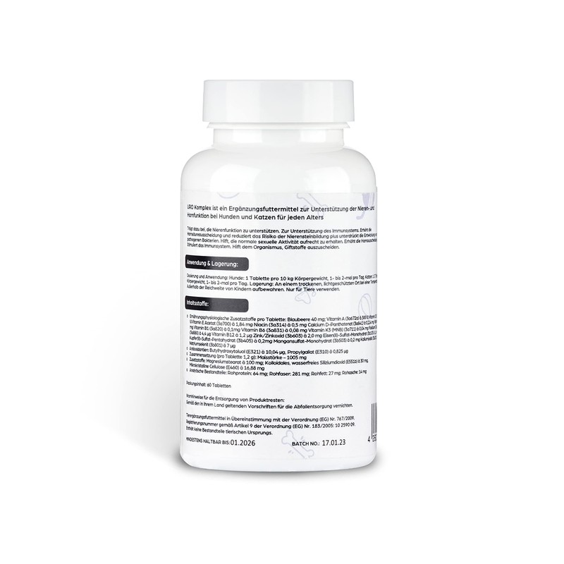 Pets Nutrition - URO Complex Feed Supplement to Support Kidney