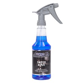 LANE'S Super Blue Tire Dressing Spray | Car Tire Shine Spray | Professional & Long Lasting Tire Cleaner | Best Tire Shine for Glossy Shine | Protection from Cracks & UV Rays | Non-Greasy | 16oz