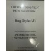 Soniclean Soft Carpet 7 Upright Hepa Filter Bags Style U1