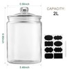 Glass Jars 32oz,Maredash Candy Jar with Lid For Household,Food Grade