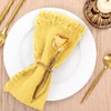 Socomi Set of 6 Linen Napkins Yellow Easter Spring Cloth