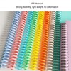10PCS Plastic Binding Spines 19mm 30 Rings Comb Binder Compatible