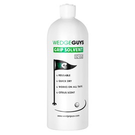 Wedge Guys Professional Golf Grip Tape Solvent for Regripping Clubs | Golf Grip Solvent Solution for Easy Regripping and Club Repair