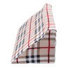Wedge Pillow R Shaped Removable Slip Resistance Plaid Pattern Bedsore