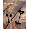 zalati Tent Stakes 10pcs Deck Plank Board Windproof Aluminum Deck