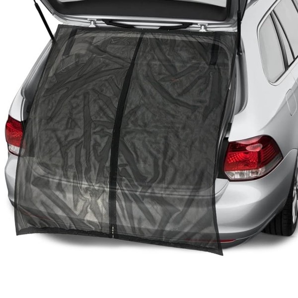 HIULLEN HIULLEN Heckklappe Moskitonetz, 170 x 150CM Flgeltr Kofferraumabdeckung Sonnenschutz,
