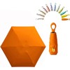 Mini Sun Travel Umbrella Ring handle Coating Layer Fabric Blocking/anti