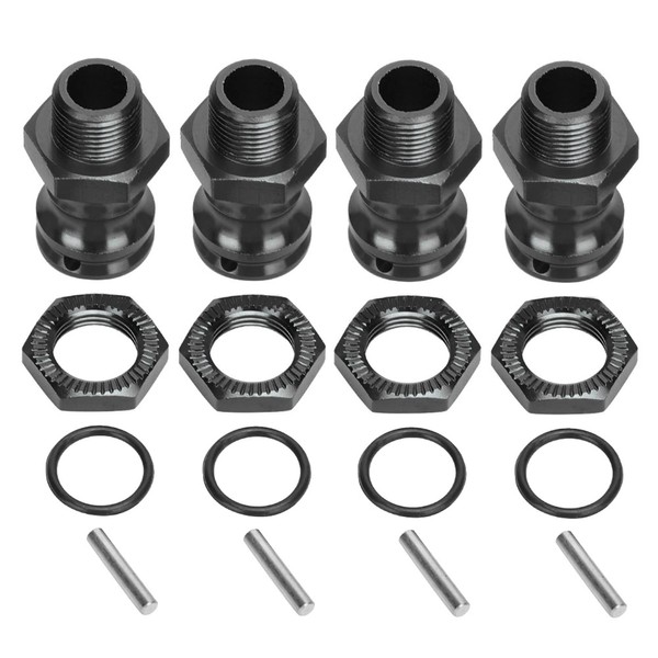 Alomejor 4pcs RC Wheel hub Extension 17mm Hex 23mm Wheel
