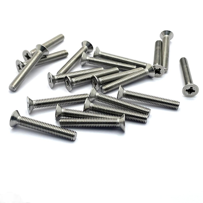 M6 x 40mm Countersunk Machine Screw DIN965 - A4 (316)