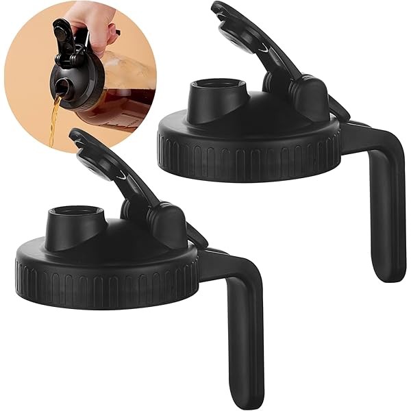 Mason Jar Pour Spout Lid for Wide Mouth Mason Jars,