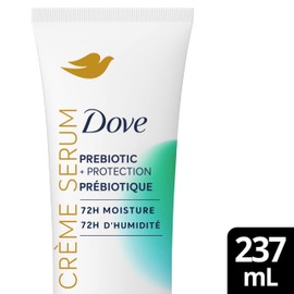 Dove Dove Crme Body Serum Prebiotic + Protection for Dry, Sensitive Skin, with Pro-Vitamin B5, Stearic Acid and Peptides, 237mL