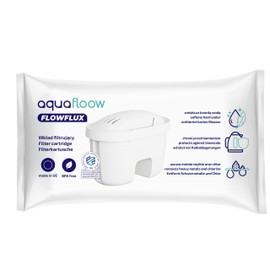 Aquafloow Aquaflux Water Filter Cartridges Pack of 4 | Compatible Laica Bi-Flux, Dafi Unimax | Filter with Activated Carbon and Ion Exchange Resin, Reduction of Limescale, Chlorine
