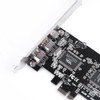 Yunir PCI-E Controller Card, 1-Lane PCI-E PCI Express FireWire 1394a