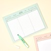 MUNID Subject Horizontal NotePads, 50 Sheets, 10.1 inches x 7.5