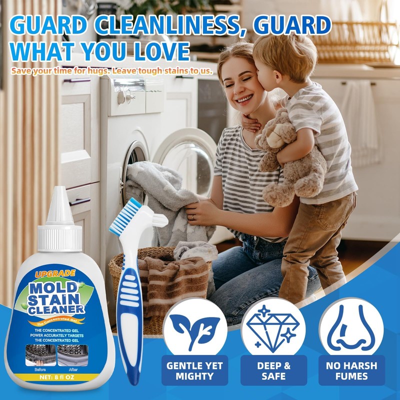Mold Stain Cleaner Gel, 8 Fl Oz Household Washing Machine