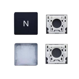 Replacement Individual N Key Cap and Hinges are Applicable for Surface Pro 4/5/6/7 1724 1796 1807 1866 (Black) Keyboard to Replace The N Key Cap and Hinge