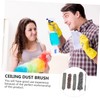 1Set Detachable Ceiling Duster with Extendable Pole Chenille Microfiber Brush